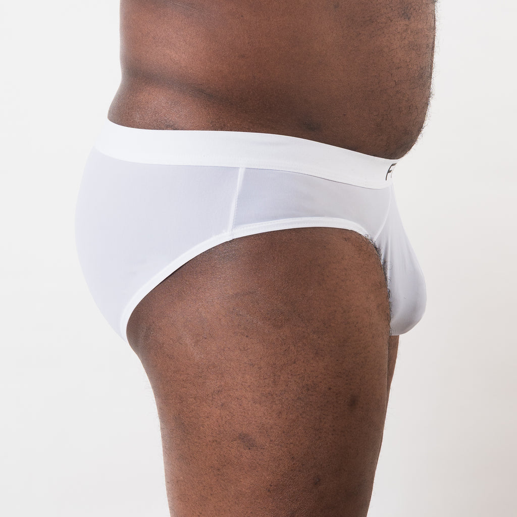 White 2 in 1 Briefs
